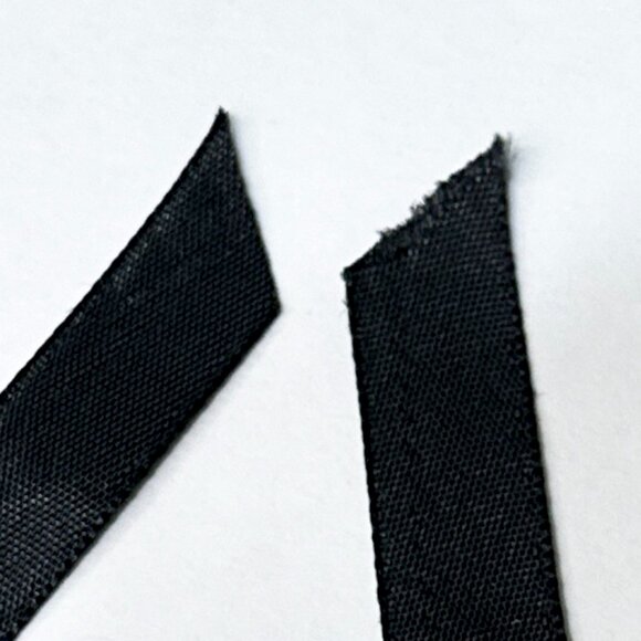 Multicolor Faux Gems Necklace Black Satin Ribbon‎ Tie In The Back - Picture 11 of 13